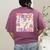 Trick Or Teach Retro Halloween Teacher Look Women's Comfort Colors T-Shirt Back Print Berry Trick Or Teach Retro Halloween Teacher Look Women's Comfort Colors T-Shirt Back Print Berry