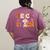 Trick Or Teach Teacher Halloween Costume Men Women Women's Comfort Colors T-Shirt Back Print Berry