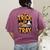 Trick Or Tray Halloween Cafeteria Teacher School Women's Comfort Colors T-Shirt Back Print Berry Trick Or Tray Halloween Cafeteria Teacher School Women's Comfort Colors T-Shirt Back Print Berry