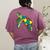 Turtle Puzzle Pieces For Autism Awareness Kids Women Teacher Women's Comfort Colors T-Shirt Back Print Berry Turtle Puzzle Pieces For Autism Awareness Kids Women Teacher Women's Comfort Colors T-Shirt Back Print Berry