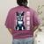 USA Flag Boston Terrier Best Dog Mom Ever 2025 Women's Comfort Colors T-Shirt Back Print Berry