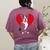 Valentine's Day Boston Terrier Lover Women's Comfort Colors T-Shirt Back Print Berry