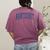 Varsity Grey Nantucket Women's Comfort Colors T-Shirt Back Print Berry