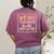 Weird Teachers Build Character Leopard Retro Teacher Women's Comfort Colors T-Shirt Back Print Berry