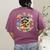 Weird Teachers Build Character Raccoon Colourful Floral Women's Comfort Colors T-Shirt Back Print Berry Weird Teachers Build Character Raccoon Colourful Floral Women's Comfort Colors T-Shirt Back Print Berry