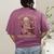 Weird Teachers Build Character Skeleton Book Halloween Women Women's Comfort Colors T-Shirt Back Print Berry