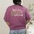 Wild About Teaching School Crew 4th Grade Teacher Squad Women's Comfort Colors T-Shirt Back Print Berry