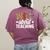 Wild About Teaching Teacher Teaching Back To School Women's Comfort Colors T-Shirt Back Print Berry