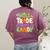Will Trade Students For Candy Teacher Cute Halloween Costume Women's Comfort Colors T-Shirt Back Print Berry