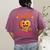 Will Trade Students For Candy Teacher Cute Halloween Pumpkin Women's Comfort Colors T-Shirt Back Print Berry Will Trade Students For Candy Teacher Cute Halloween Pumpkin Women's Comfort Colors T-Shirt Back Print Berry