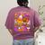 Will Trade Students For Candy Teacher Halloween Women's Comfort Colors T-Shirt Back Print Berry
