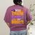 Will Trade Students For Donuts Halloween Teacher Women's Comfort Colors T-Shirt Back Print Berry