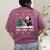 Xmas Tree Lighting Santa Riding Boston Terrier Christmas Women's Comfort Colors T-Shirt Back Print Berry