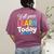 Y'All Gonna Learn Today Back To School First Day Teacher Women's Comfort Colors T-Shirt Back Print Berry Y'All Gonna Learn Today Back To School First Day Teacher Women's Comfort Colors T-Shirt Back Print Berry