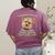 Yorkshire Terrier Yorkie Dog Professional Human Trainer Women's Comfort Colors T-Shirt Back Print Berry