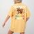 100 Days Of Driving My Teacher Nuts Dabbing Squirrel School Women's Comfort Colors T-Shirt Back Print Mustard