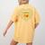100 Days Of School Bee Hive Tree Hearts Teachers Student Kid Women's Comfort Colors T-Shirt Back Print Mustard