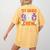 1st Grade Boo Crew First Grade Teacher Kids Happy Halloween Women's Comfort Colors T-Shirt Back Print Mustard