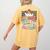 3rd Grade Boo Crew Third Grade Halloween Costume Teacher Kid Women's Comfort Colors T-Shirt Back Print Mustard