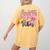 4th Fourth Grade Vibes Back To School Coquette Teacher Girl Women's Comfort Colors T-Shirt Back Print Mustard 4th Fourth Grade Vibes Back To School Coquette Teacher Girl Women's Comfort Colors T-Shirt Back Print Mustard