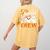 5th Grade Boo Crew Teachers Students Ghost Halloween Women's Comfort Colors T-Shirt Back Print Mustard