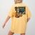 67 Teacher Halloween Skeleton Women's Comfort Colors T-Shirt Back Print Mustard