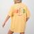 ABCD 3rd Grade Rocks Pencil Lightning Teachers Rock Boys Women's Comfort Colors T-Shirt Back Print Mustard