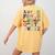 ABCs Alphabet Halloween Learning Kindergarten Teachers Women's Comfort Colors T-Shirt Back Print Mustard ABCs Alphabet Halloween Learning Kindergarten Teachers Women's Comfort Colors T-Shirt Back Print Mustard