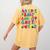 Alphabet Animals ABCs Zoo Kids Boys Girls Teacher Women's Comfort Colors T-Shirt Back Print Mustard