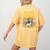 Anatomy Of Boston Terrier Dog Lover Women's Comfort Colors T-Shirt Back Print Mustard