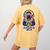 Anti Bullying Kindness Ninja School Teacher Student Women's Comfort Colors T-Shirt Back Print Mustard Anti Bullying Kindness Ninja School Teacher Student Women's Comfort Colors T-Shirt Back Print Mustard