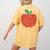 Apple Dot Pattern Art Teacher Appreciation Men Women Humor Women's Comfort Colors T-Shirt Back Print Mustard Apple Dot Pattern Art Teacher Appreciation Men Women Humor Women's Comfort Colors T-Shirt Back Print Mustard