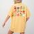 Art Apples Back To School For Teacher Student Women's Comfort Colors T-Shirt Back Print Mustard Art Apples Back To School For Teacher Student Women's Comfort Colors T-Shirt Back Print Mustard