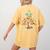 Art Christmas Tree Merry Christmas Artist Art Teacher Women's Comfort Colors T-Shirt Back Print Mustard