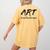 Art Teacher Women's Comfort Colors T-Shirt Back Print Mustard Art Teacher Women's Comfort Colors T-Shirt Back Print Mustard