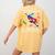 Autism Awareness Teacher I Teach Awesome Superheroes Women's Comfort Colors T-Shirt Back Print Mustard