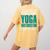 This Is What An Awesome Yoga Instructor Yoga Teacher Women's Comfort Colors T-Shirt Back Print Mustard This Is What An Awesome Yoga Instructor Yoga Teacher Women's Comfort Colors T-Shirt Back Print Mustard