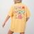 Back To School Coquette Teacher Women Girl Kindergarten PreK Women's Comfort Colors T-Shirt Back Print Mustard