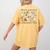 Behavior Analyst Silly Goose RBT ABA Therapy Sped Teacher Women's Comfort Colors T-Shirt Back Print Mustard
