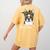 Birthday And Mother's Day -Boston Terrier Mom Women's Comfort Colors T-Shirt Back Print Mustard