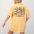 Book Tree All Is Calm Said No Teacher Ever Christmas Women's Comfort Colors T-Shirt Back Print Mustard