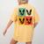 Bostie Dog Lover Boston Terrier With Sunglasses For Men Women Girls Kids Women's Comfort Colors T-Shirt Back Print Mustard
