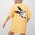 Boston Terrier Bostie Dog Kids Boys Girls Women's Comfort Colors T-Shirt Back Print Mustard