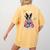 Boston Terrier Boston Bull Terrier Women's Comfort Colors T-Shirt Back Print Mustard