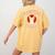 Boston Terrier Dad Dog Father For Men Women Kids Women's Comfort Colors T-Shirt Back Print Mustard