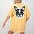 Boston Terrier Dad Father’s Day Dog Dad Men’s Women's Comfort Colors T-Shirt Back Print Mustard