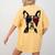 Boston Terrier Dog 4th July America USA Flag Men Women Kids Women's Comfort Colors T-Shirt Back Print Mustard