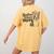 Boston Terrier Dog Bostie Mom Idea For Women Women's Comfort Colors T-Shirt Back Print Mustard