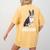 Boston Terrier Dog Dad Boston Terrier Dog Lovers Women's Comfort Colors T-Shirt Back Print Mustard
