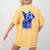 Boston Terrier Dog For a Boston Terrier Mom Women's Comfort Colors T-Shirt Back Print Mustard